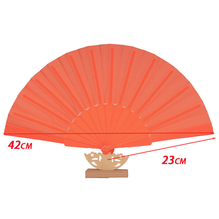 Ladies decorative fan with elegant wooden handle Kalsten