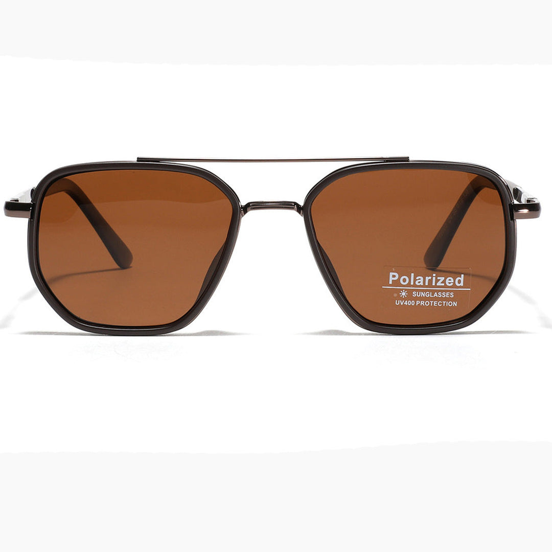 Women's Square Sunglasses with Polarized Lenses and Elegant Metal Frame Kalsten