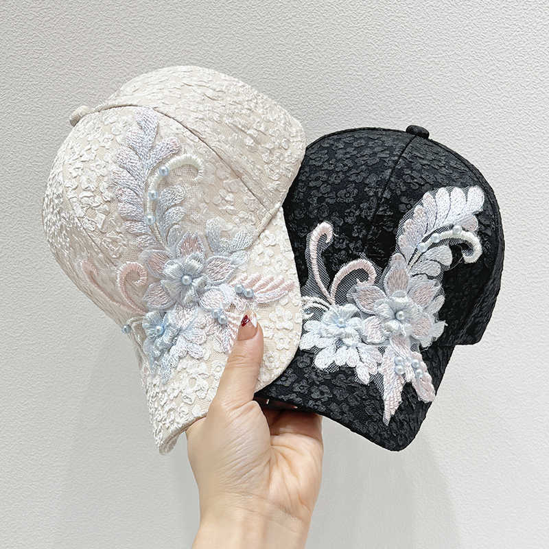 Women's Embroidered Lace Baseball Cap Kalsten