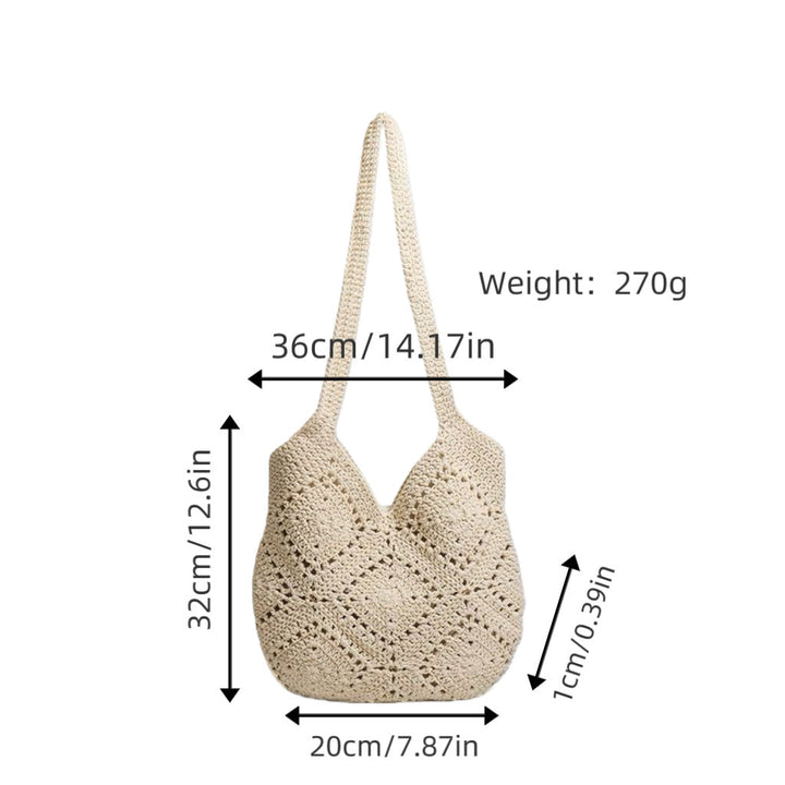 Hand-crocheted tote bag Kalsten