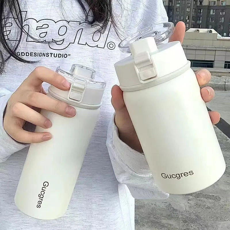Women's vacuum flask with practical flip top and ergonomic design Kalsten