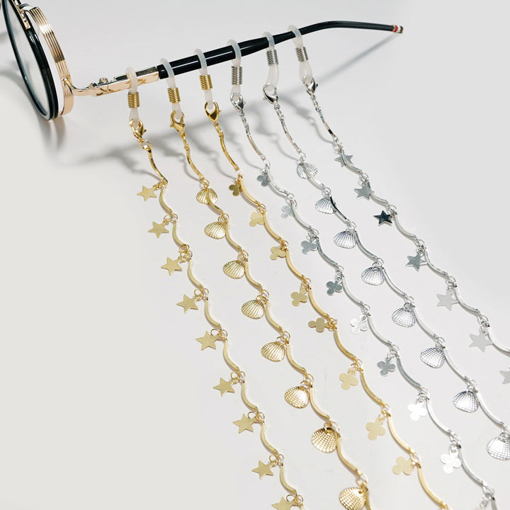 Star-Embellished Eyewear Chain kalsten