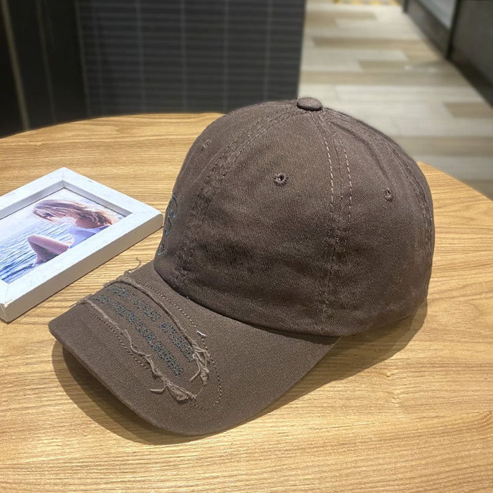 Women's Distressed Casual Denim Cap Kalsten