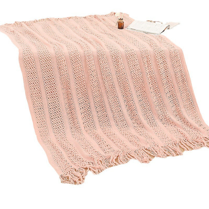 Ladies Large Knitted Blanket Kalsten