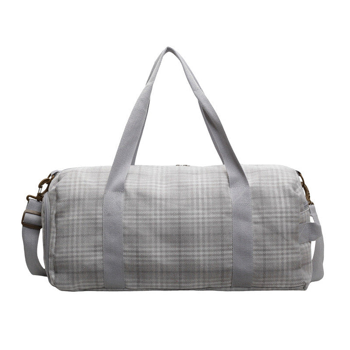 Versatile Checked Travel Duffle Bag Kalsten
