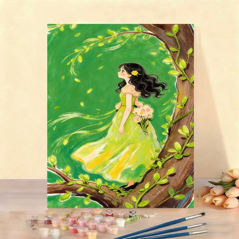 DIY Fairy Tale Canvas Painting Kit Kalsten