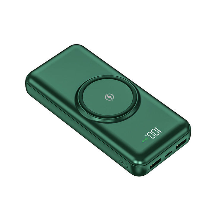 Portable power bank with wireless fast charging function and intelligent charge indicator Kalsten
