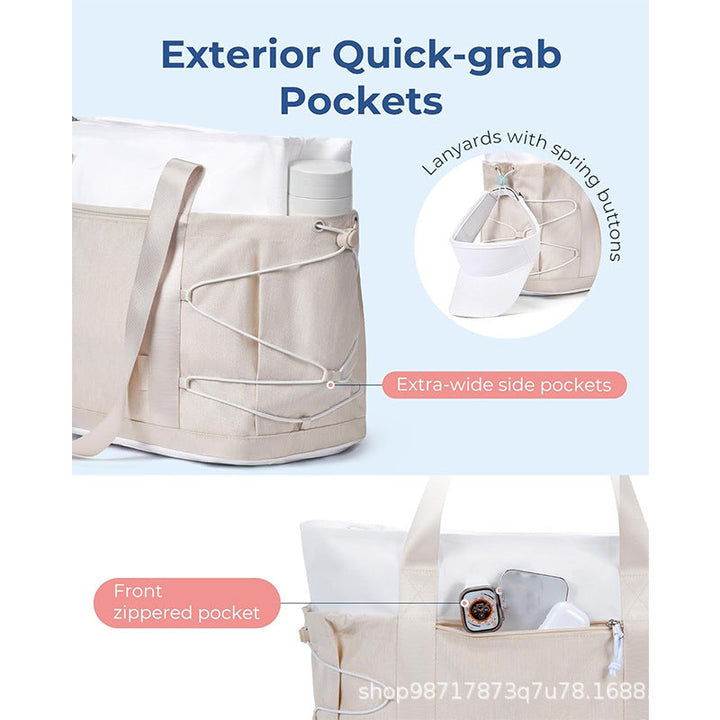 Multifunctional shopping bag with insulated compartments Kalsten