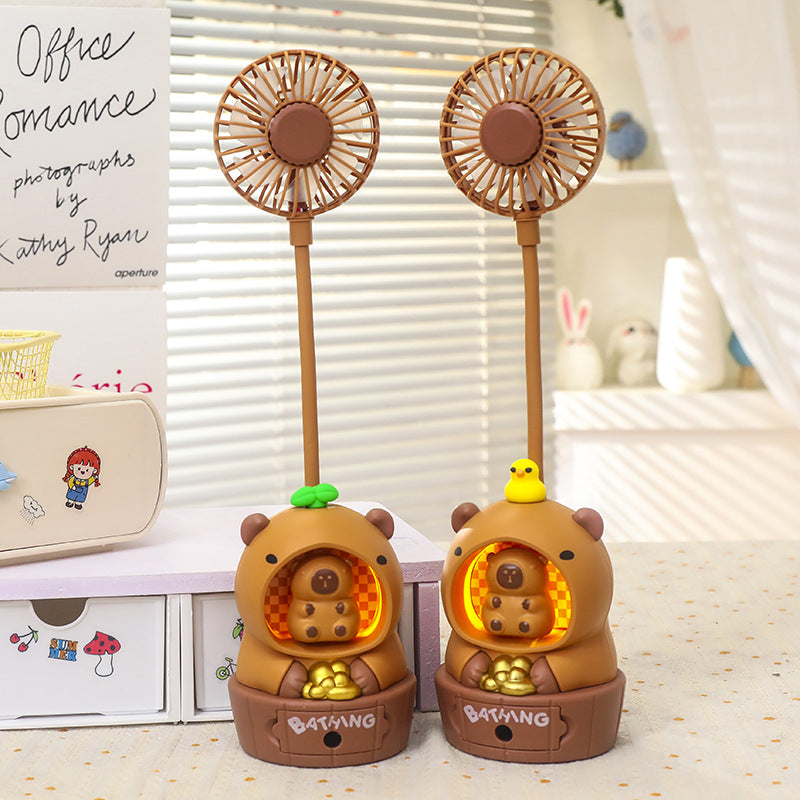 Women's creative table fan with LED lighting Kalsten