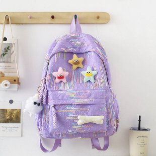 Backpack Made of High-Quality, Colorful Material with Playful Applications Kalsten