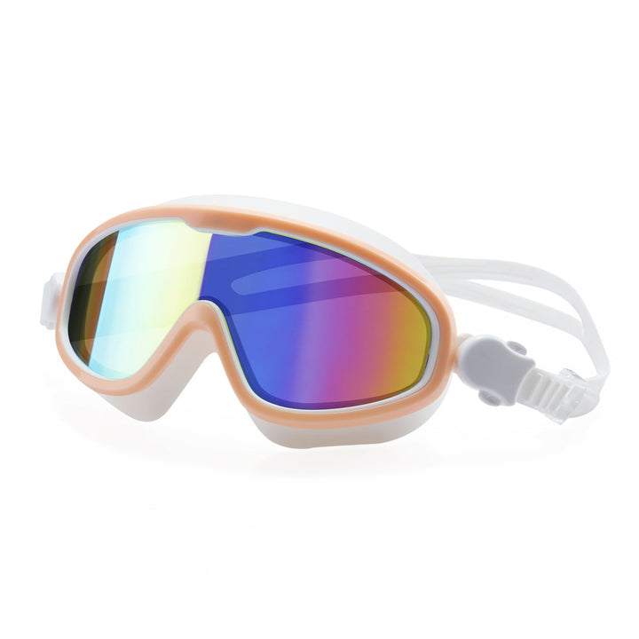 Swimming mask with anti-fog coating and ergonomic silicone frame Kalsten