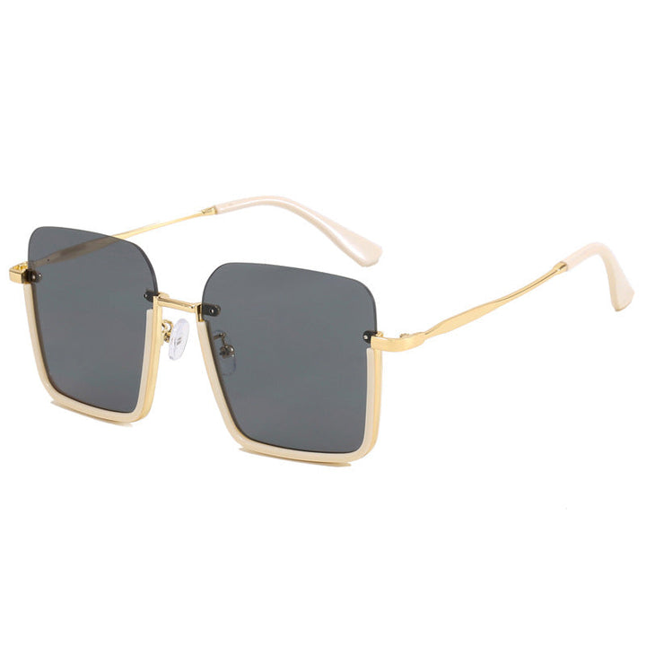 Women oversized sunglasses with elegant geometric frame Kalsten