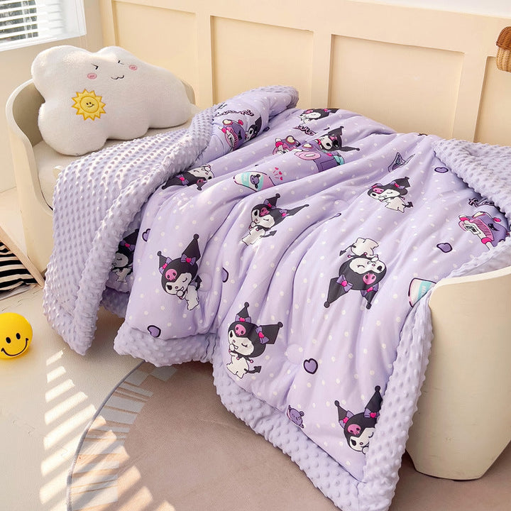 Girls cuddly blanket with versatile animal motif Kalsten