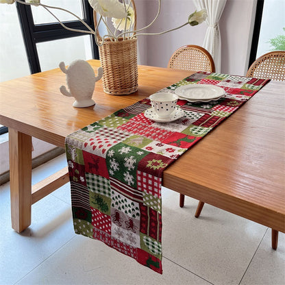 Artistic Holiday-Themed Table Runner