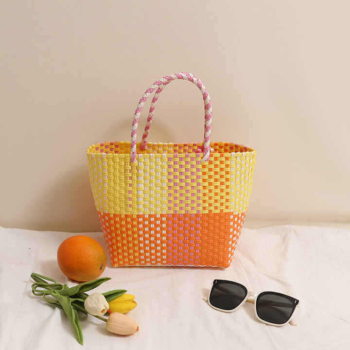 Braided shopping and beach bag Kalsten