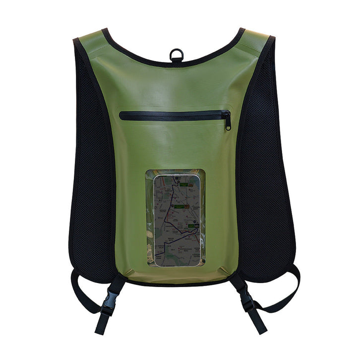 Waterproof Smartphone Backpack with Transparent Front Pocket Kalsten