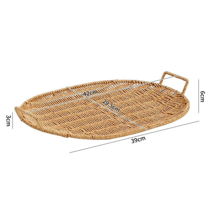 Handwoven Decorative Serving Basket Kalsten