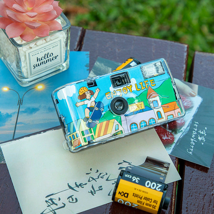 Playful Illustrated Instant Photo Camera Kalsten
