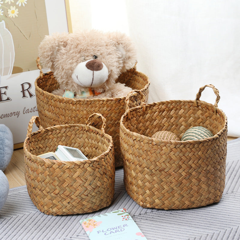 Multi-Functional Handwoven Storage Basket Kalsten