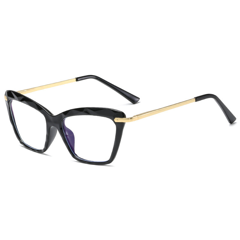 Women's fashionable oversized glasses with elegant metal frame Kalsten