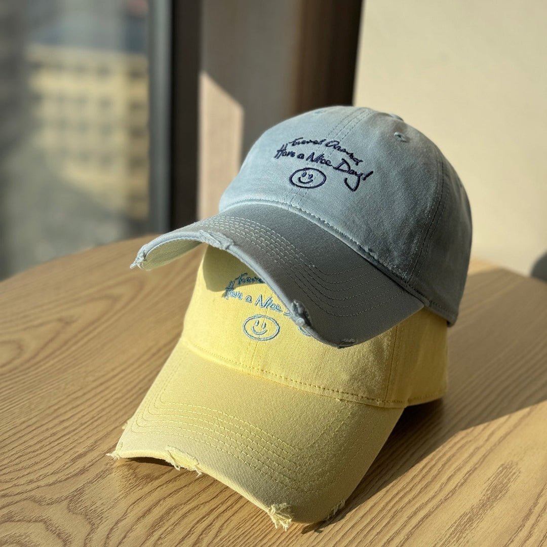 Women's Distressed Cotton Baseball Cap Kalsten 1784270914