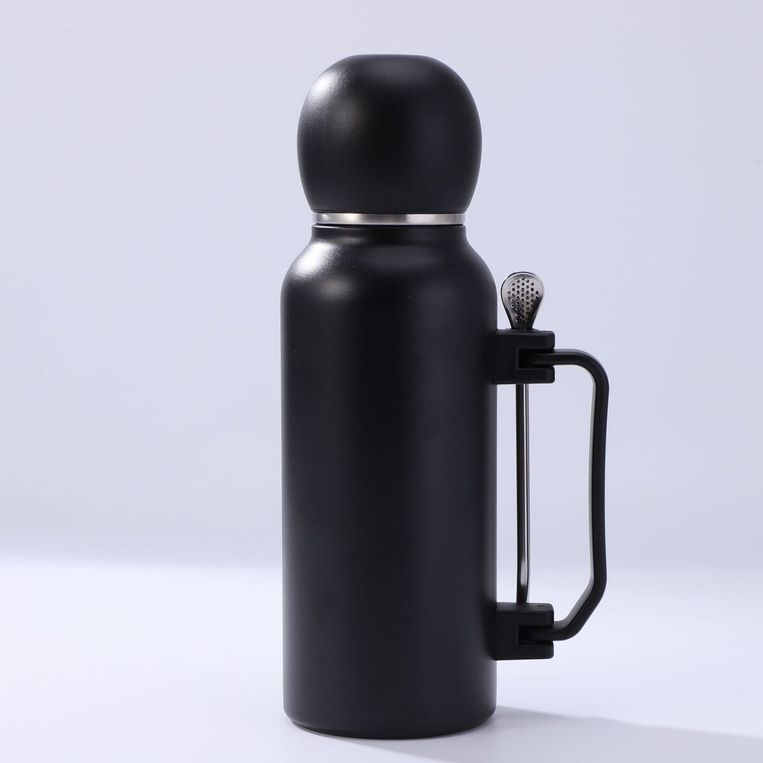 Women practical insulated bottle with integrated tea strainer Kalsten