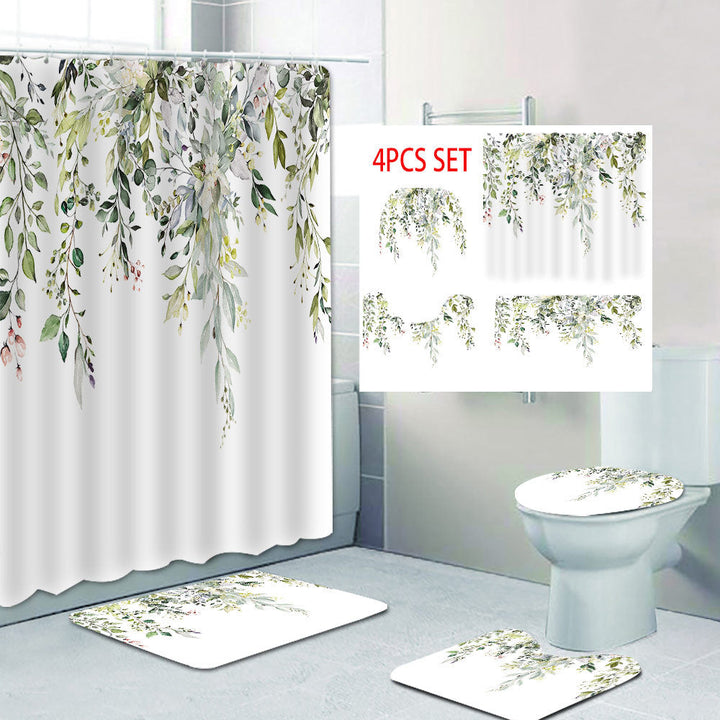 Artistic Floral Shower Curtain Kalsten