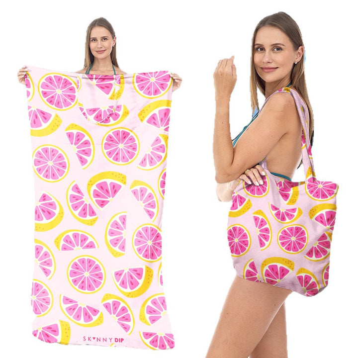 Beach towel with stylish tote bag Kalsten