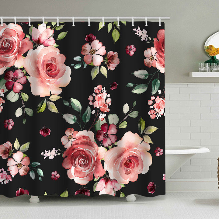 Floral Print Shower Curtain Kalsten