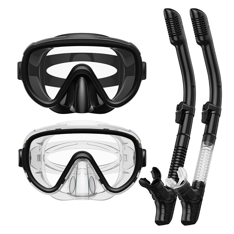 Premium dive mask with anti-fog function and flexible breathing tube Kalsten