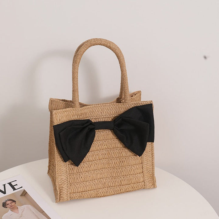 Elegant Bast handbag with bow detail Kalsten