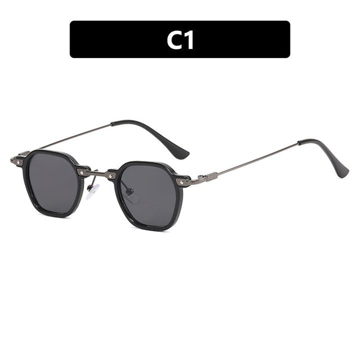 Ladies stylish sunglasses with unique hexagonal shape and sturdy frame Kalsten