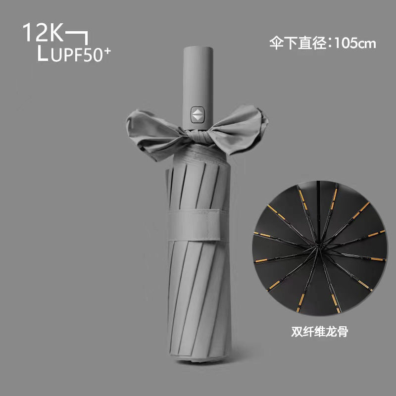 Women's compact and wind-resistant umbrella with UV protection technology Kalsten