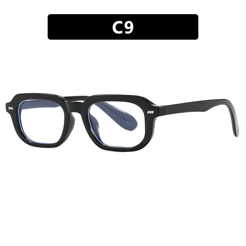Women’s square sunglasses with high-gloss transparent frame and polarized lenses Kalsten