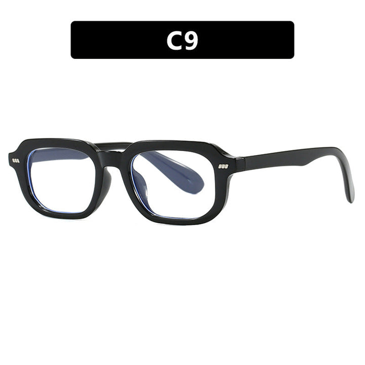 Women’s square sunglasses with high-gloss transparent frame and polarized lenses Kalsten
