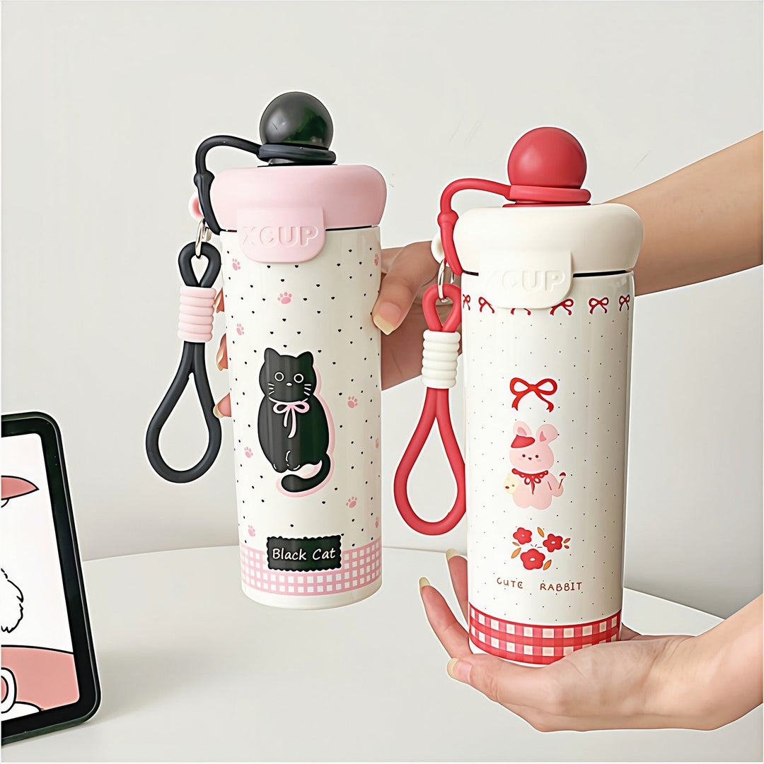 Ladies leisure drinking bottle with cute cat design Kalsten