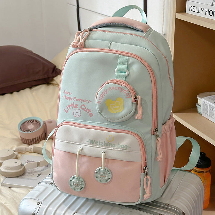 Cute Plush Companion School Backpack