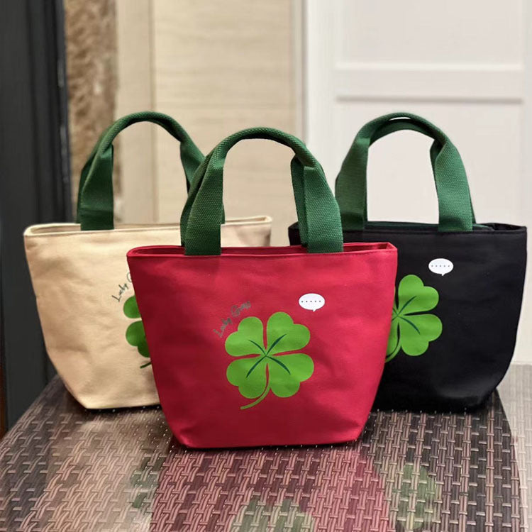 Cute Bear Print Lunch Tote Kalsten