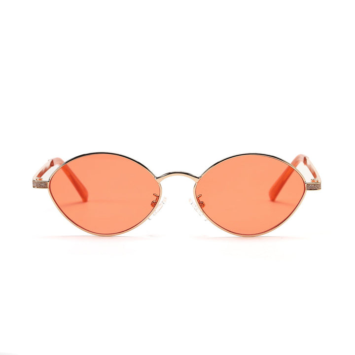 Women's fashionable round sunglasses with luxurious accents Kalsten
