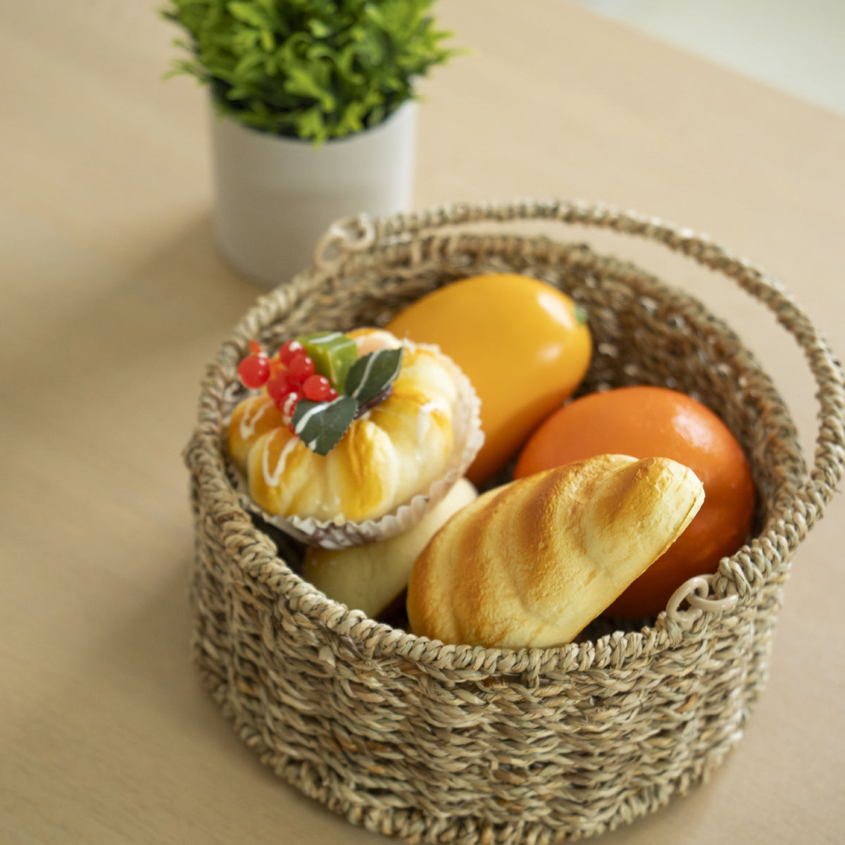 Versatile Woven Storage Basket Acalora