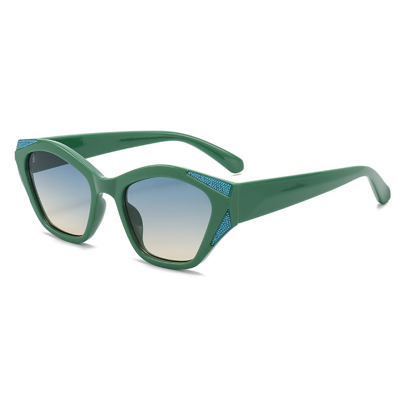 Women's fashionable oversized sunglasses with glittering accents Kalsten