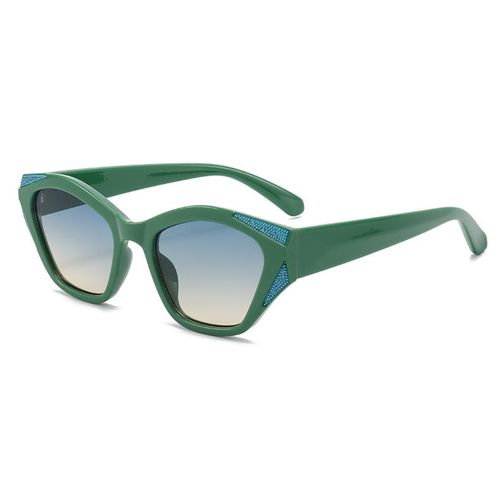 Women's fashionable oversized sunglasses with glittering accents Kalsten