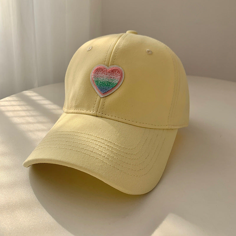 Women's Casual Heart Embroidered Baseball Cap Kalsten