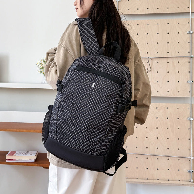 Practical backpack with multifunctional mesh side pockets Kalsten