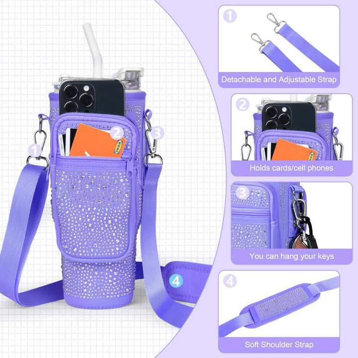 Women practical drinking container hip bag Kalsten