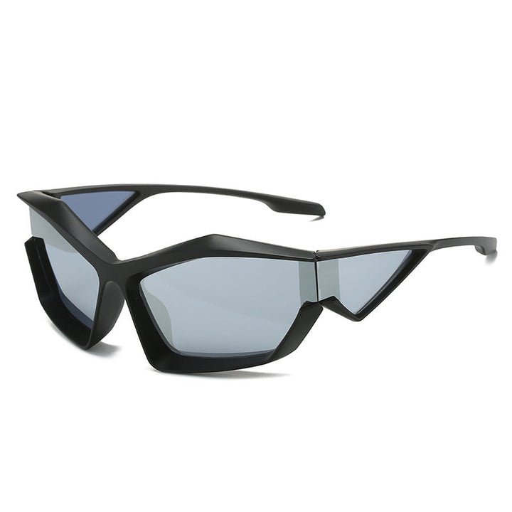 Women's sporty performance sunglasses with modern geometry frame Kalsten