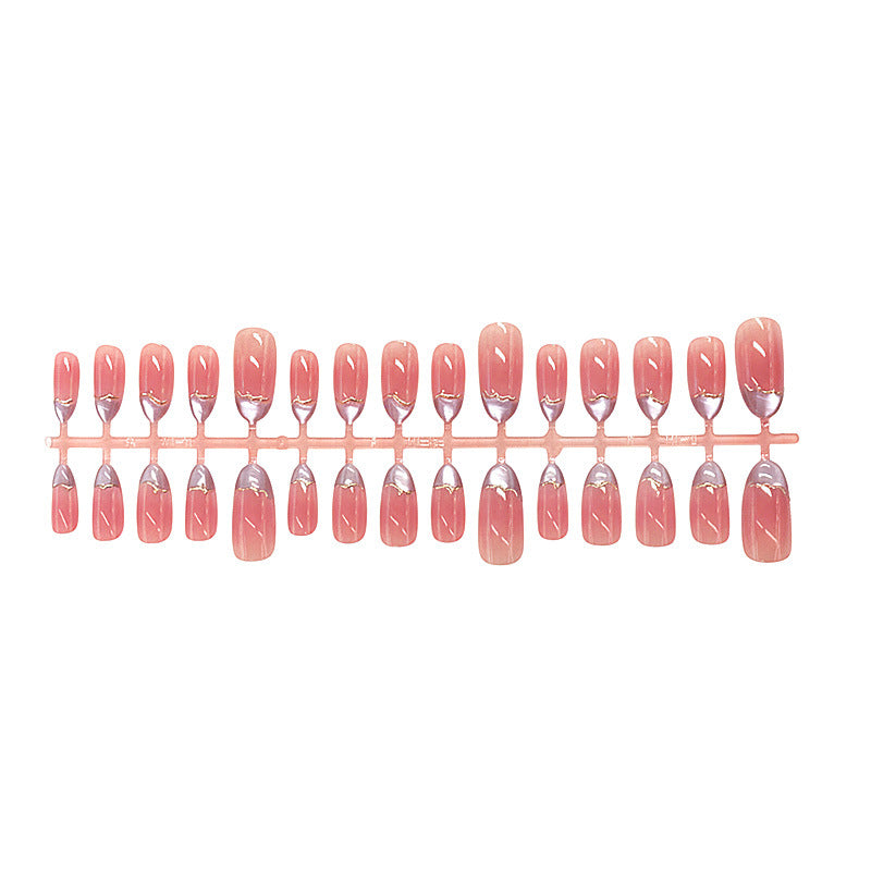 Elegant Marble Design Press-On Nails Kalsten