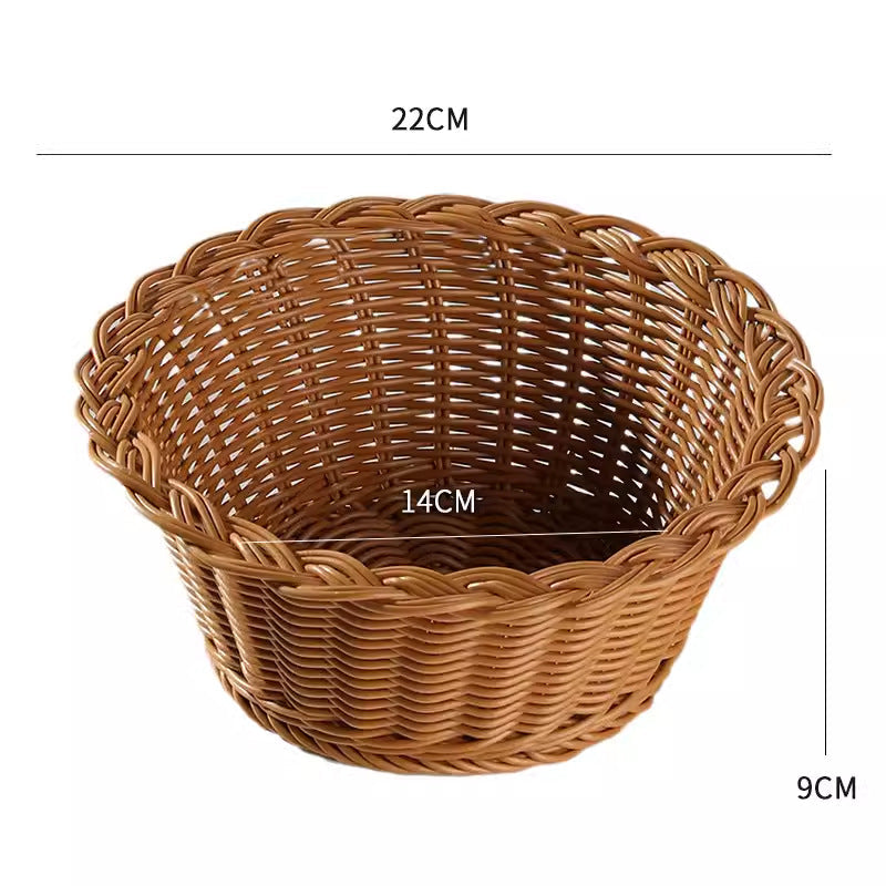 Unisex round braided storage basket Kalsten