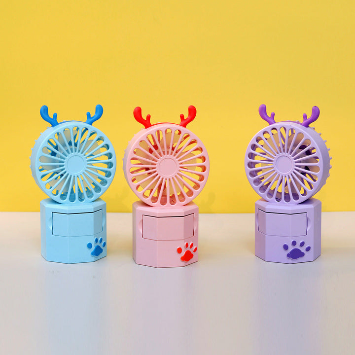 Unisex Portable Mini Fan with Animal Ears and USB Connection Kalsten