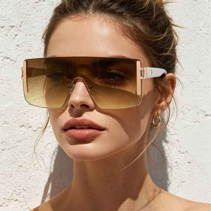 Ladies oversized sunglasses with modern futuristic design Kalsten